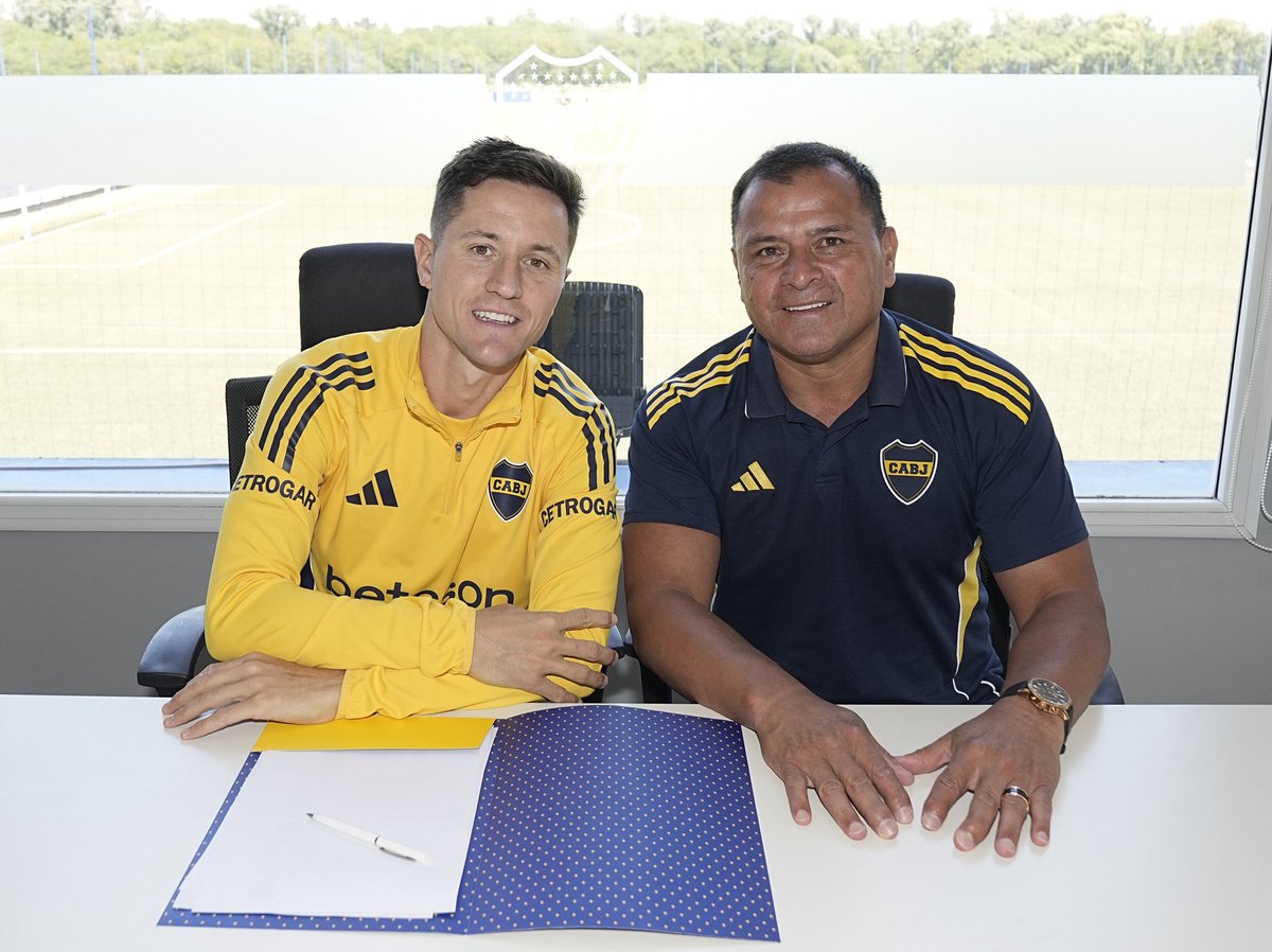 BocaJrsOficial's tweet image. Ander Herrera y Javier García firmaron la extensión de su contrato y continuarán en Boca hasta diciembre de 2026.

#ElÚnicoGrande 🔵🟡🔵