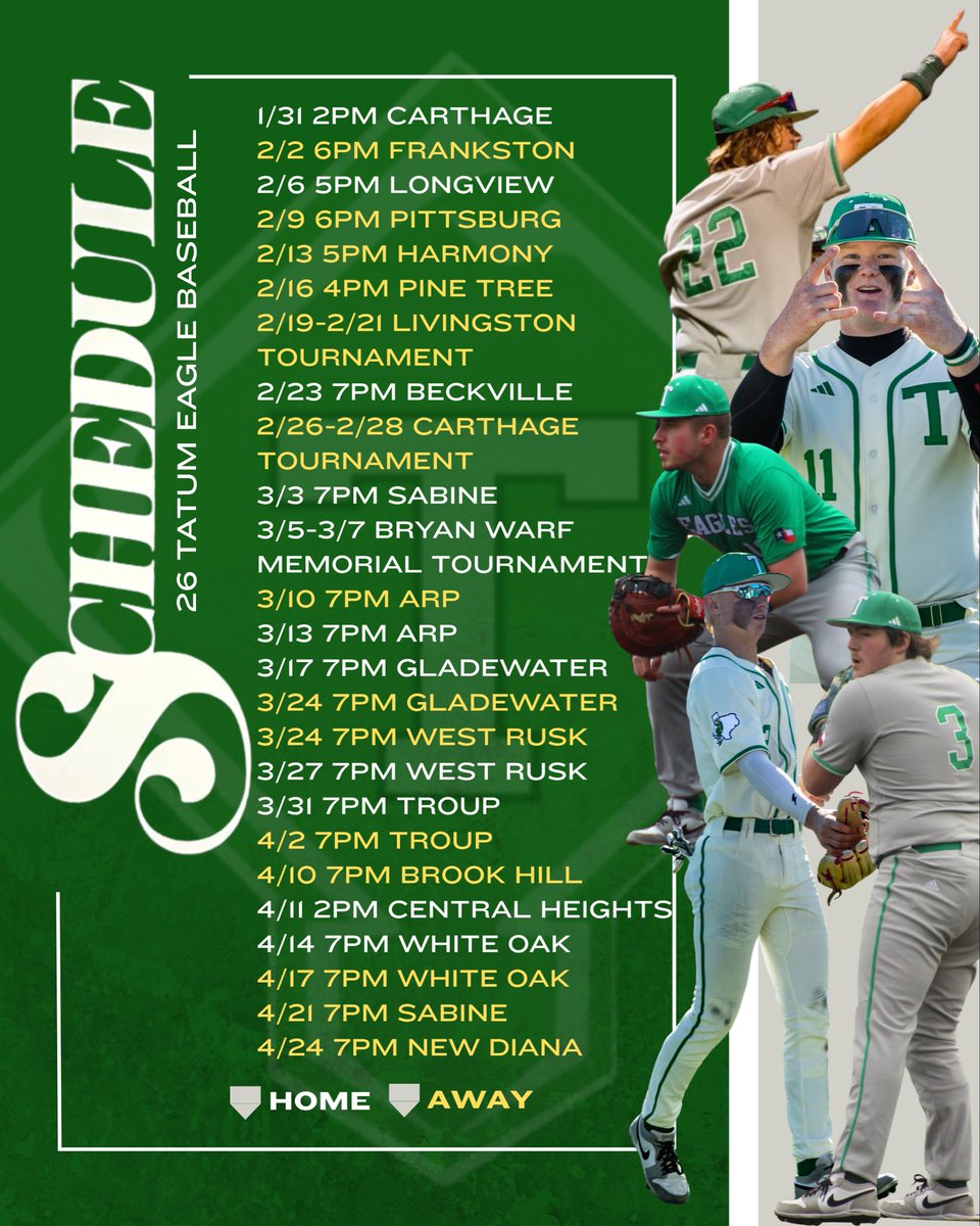 Tatum High School Baseball tweet media