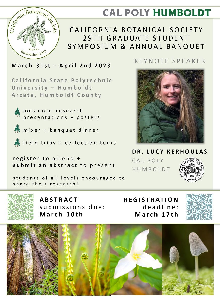 CalBotSoc's tweet image. REMINDER: California Botanical Society's Paul Silva Student Research Grant Applications DUE JAN 15th! - mailchi.mp/4b15fe9b8194/b…