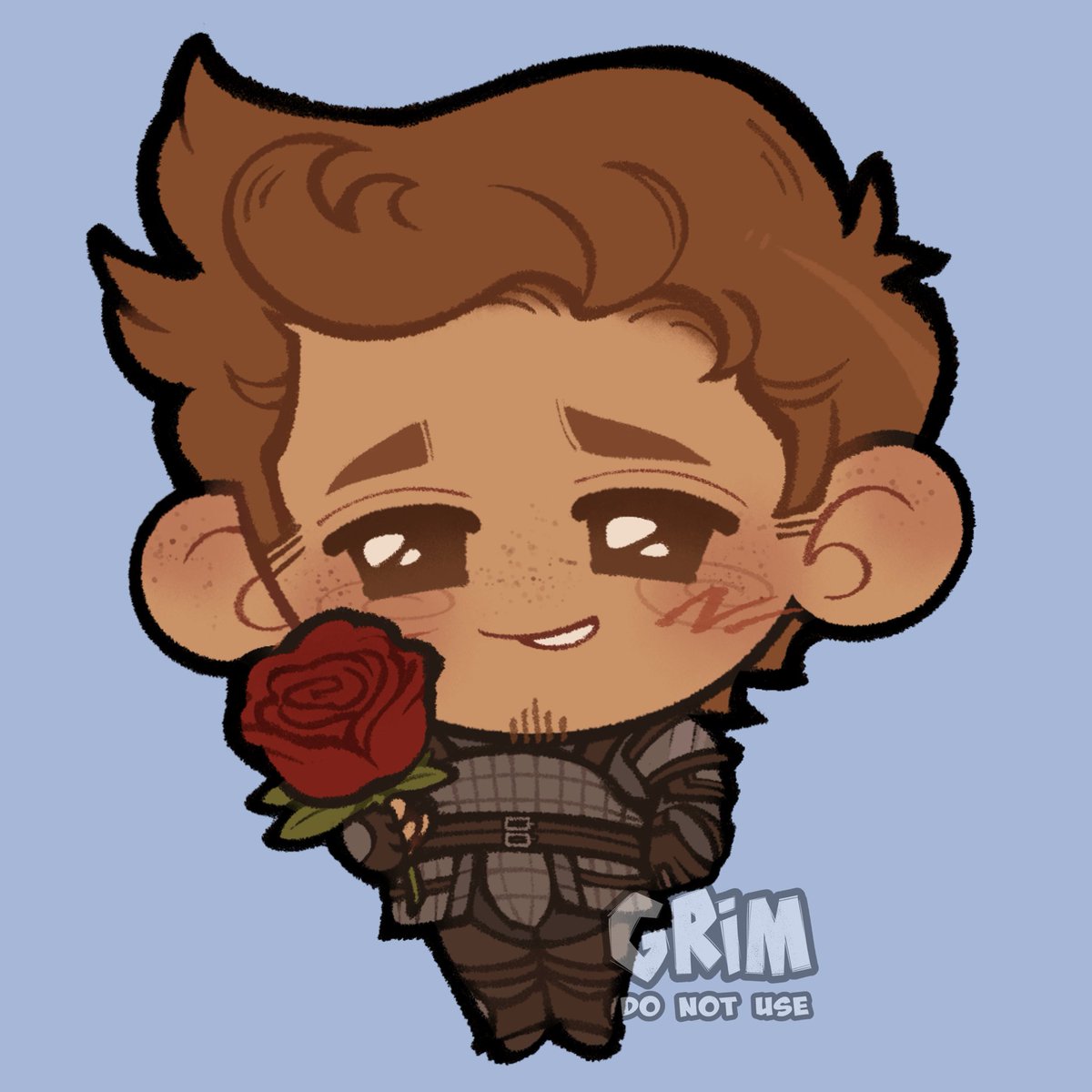 GRIMOURNING's tweet image. i think he likes you teehee 💙🌹
#dragonage #dao #alistairtheirin