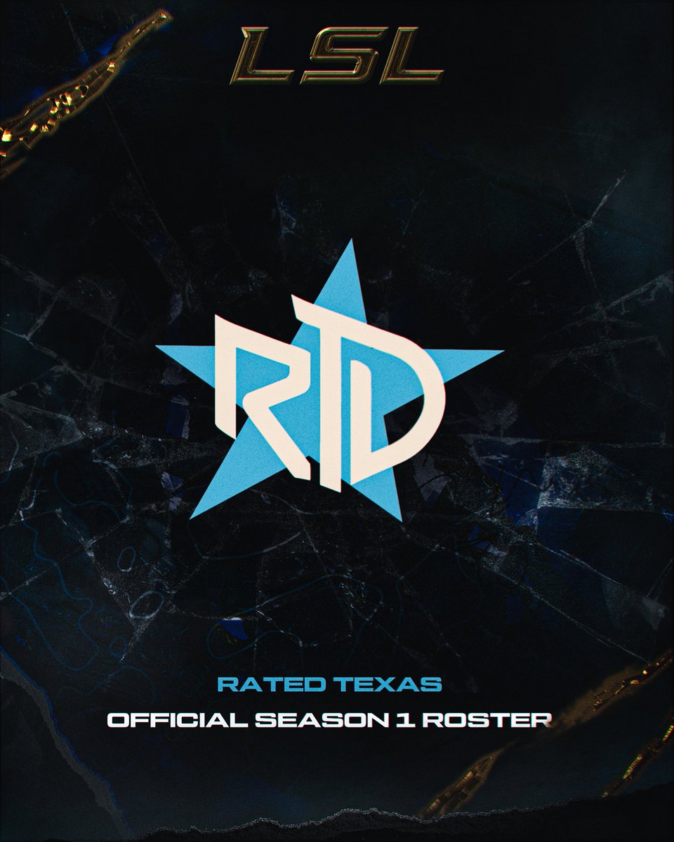 LegacyShowdown's tweet image. Backed by @theratedbrand, the boys from the lonestar state are eyeing one thing. Championships 🏆

Meet the official @RatedTexas roster for Season 1!

⭐️ @HAMSINCE1990 
⭐️ @kapitahl 
⭐️ @Zyfted 
⭐️ @nacsiii 
⭐️ @Ta1ents 
⭐️ @yDios_ 
⭐️ @RevelryXO 
💼 @omittyler 

#LeaveALegacy