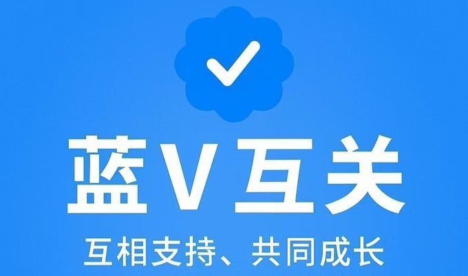 蓝V互关，抱团取暖！
