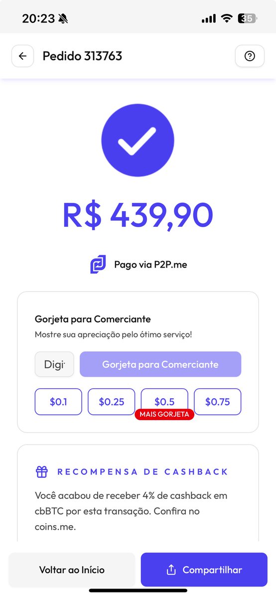 szquant's tweet image. Ta pago! ⁦@p2pmebrasil⁩