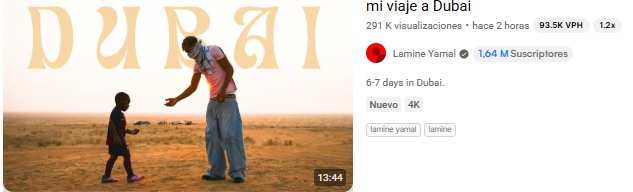 talento20Espano's tweet image. Viendo los 2 vídeos de Lamine en su canal de YT pienso lo mismo de siempre. Ojalá que sea capaz de no bajar y seguir así o incluso ir a más para los próximos 15 años y si puede ser 20

¿Lamine hasta los 35 en la máx élite? Sería un triunfazo para el fútbol español y la selección.