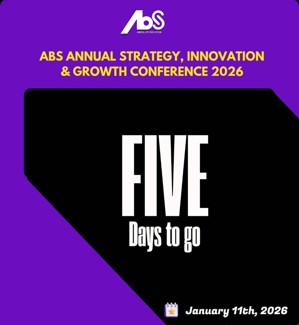 ABSTEAM01's tweet image. We’re counting down to the AbS Annual Strategy, Innovation &amp;amp; Growth Conference 2026 a moment to align, innovate, and define our growth path for the year ahead.
 #AbSStrategy2026 #InnovationAndGrowth #TeamAbS