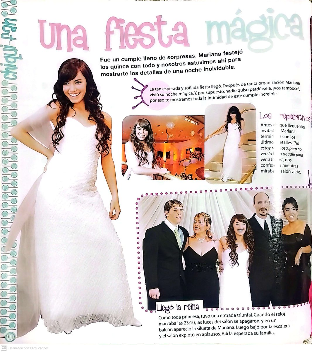 _whatadress's tweet image. del baúl de los recuerdos, los 15 de lali en la revista chiquititas 🥹❤️