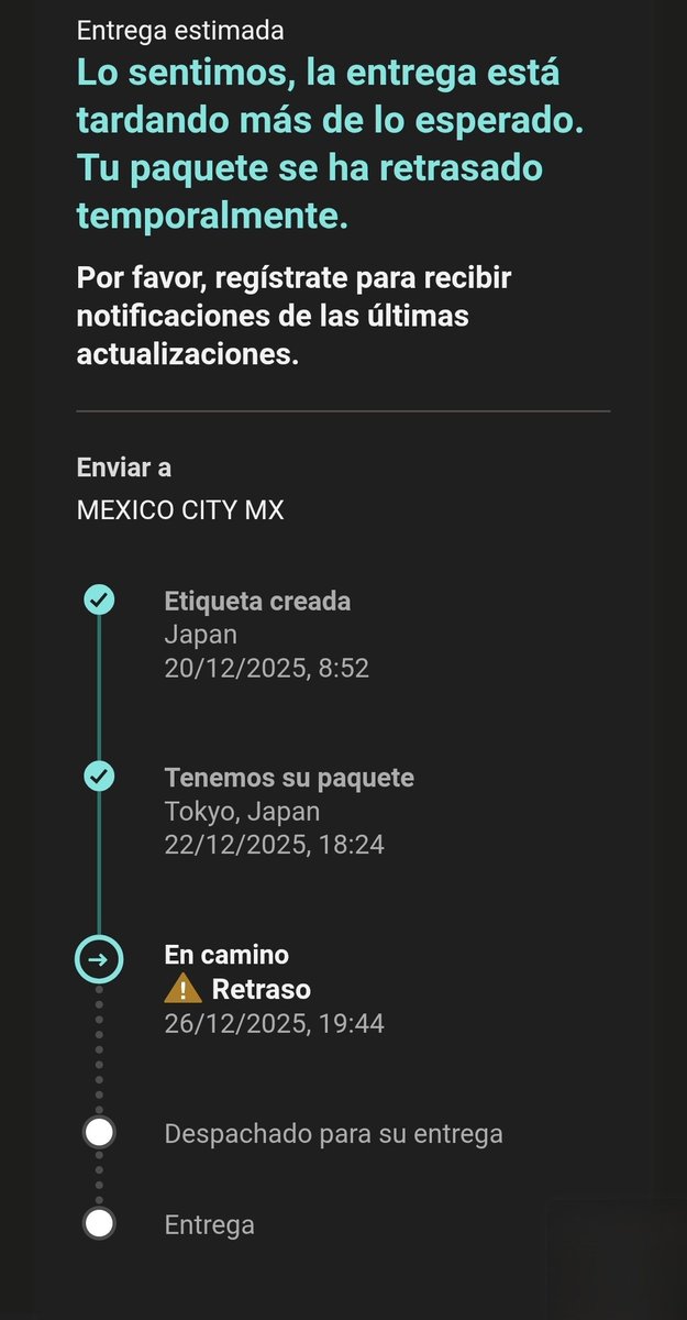 Danovh's tweet photo. @UPSMexico mi paquete es express (según llegaba de 2-7 días) y lleva 10 días parado, cuánto tiempo más tengo que esperar??? https://t.co/RabG1v7ImA