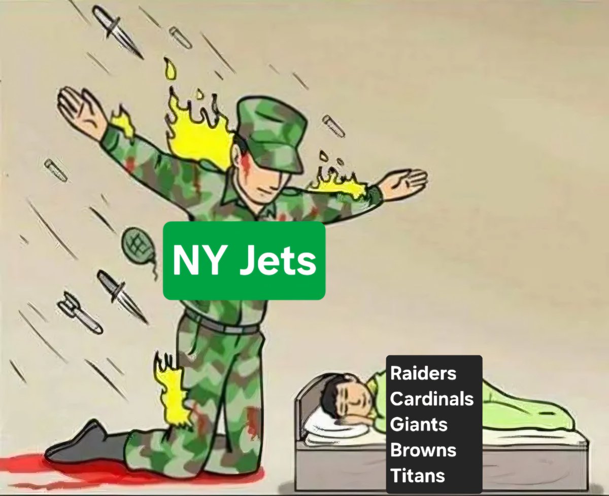 You're so welcome, other shit franchises. We take all the heat so you can suffer in peace. #Jets