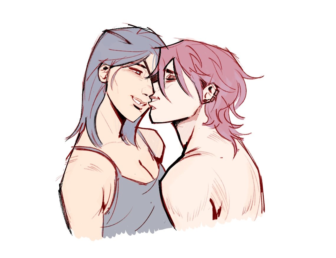 bklakava's tweet image. caitvi being sweet for a ko-fi req!! 🥰