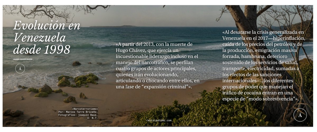 Lee el ensayo «Narcoterrorismo» por Marcos Tarre-Briceño  en ÁTOMO - N.7. Disponible en revistaatomo.com/es/2022/05/nar…