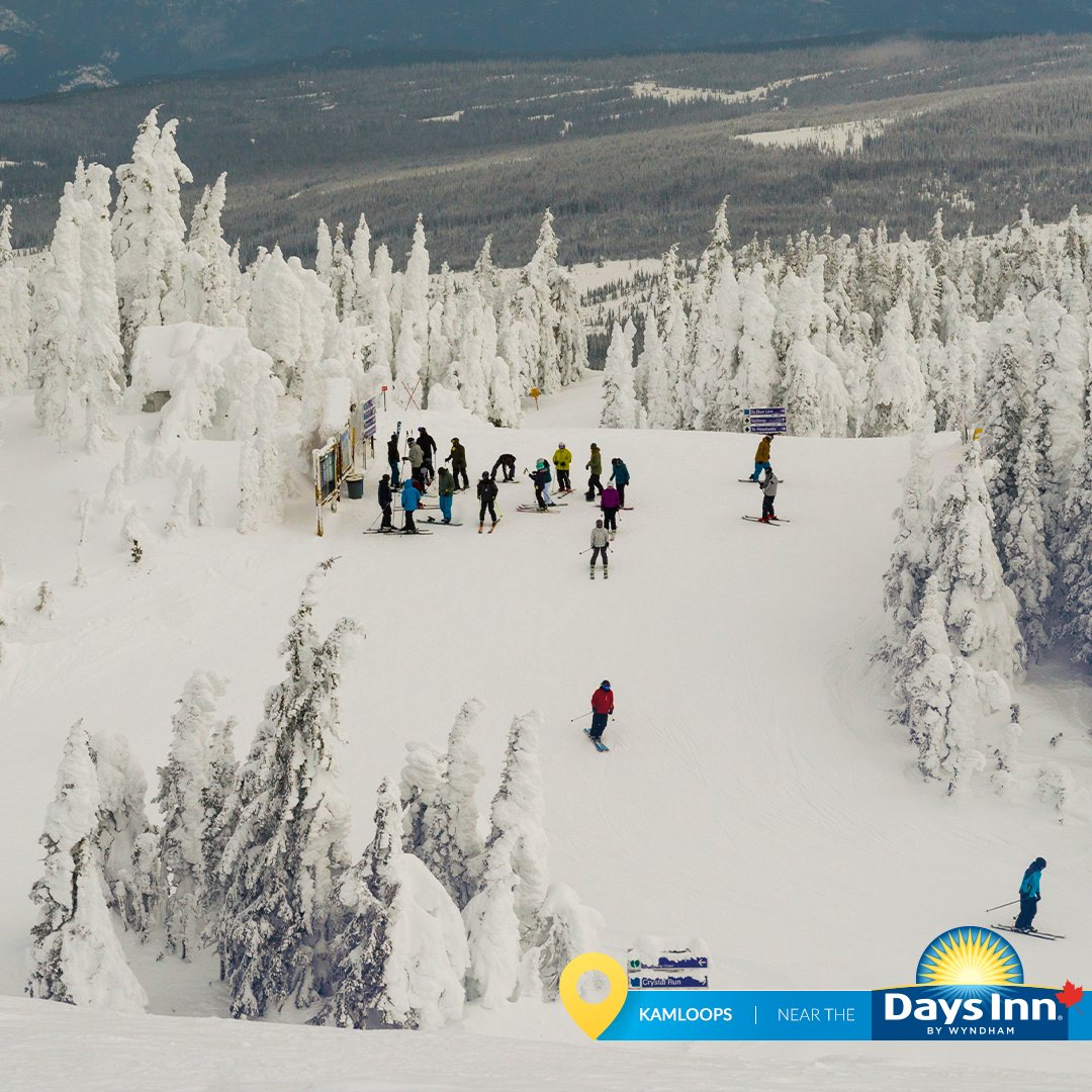 Kamloops in winter is a must-visit. ⛷️ 

Ski Harper Mountain or Sun Peaks, then explore local art, craft breweries, and live music downtown. Warm up with great food or local market finds. 

Book your stay at Days Inn! #DaysInn
