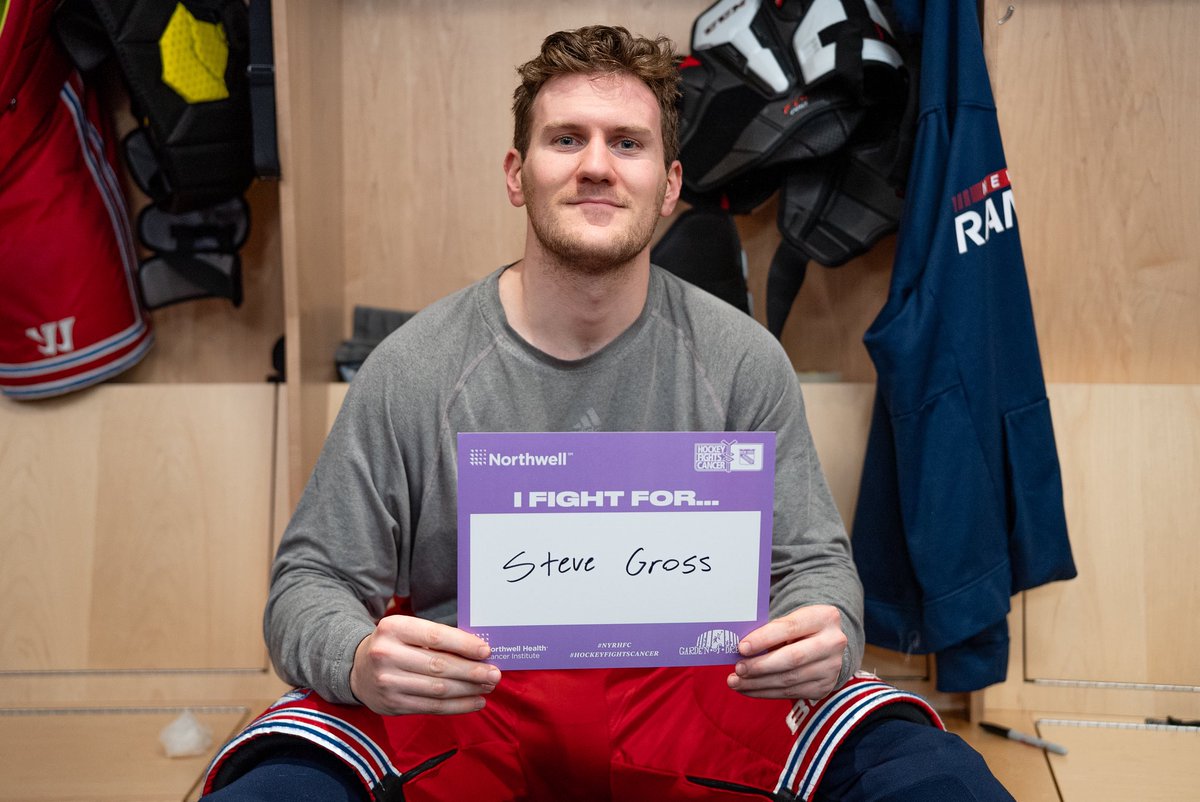 NYRangers's tweet photo. Bigger than hockey 💜 https://t.co/RYmnglw7t9