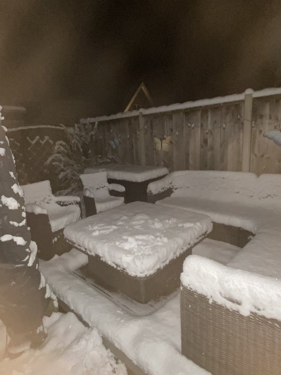 anitadegrutter's tweet photo. Vandaag is er weer een laagje sneeuw gevallen.  Mooi hè https://t.co/B5WgbhIOPg