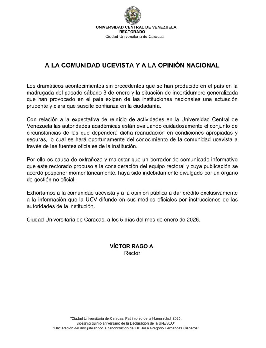 FAU UCV tweet media