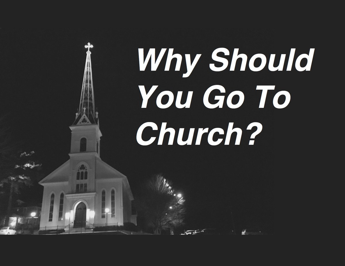 Go to church tomorrow. Salvation is entirely based on faith in the finished work of Jesus Christ, not on works such as church attendance, which means going to church does not save us or keep us saved. However, true saving faith naturally produces a transformed life that desires