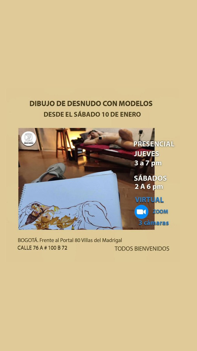 Regresamos este sábado 10 de enero. Todos bienvenidos de nuevo a disfrutar de este maravilloso espacio presencial y virtual. Bienvenidos todos con o sin experiencia en dibujo ✏️☕☕☕🖍️