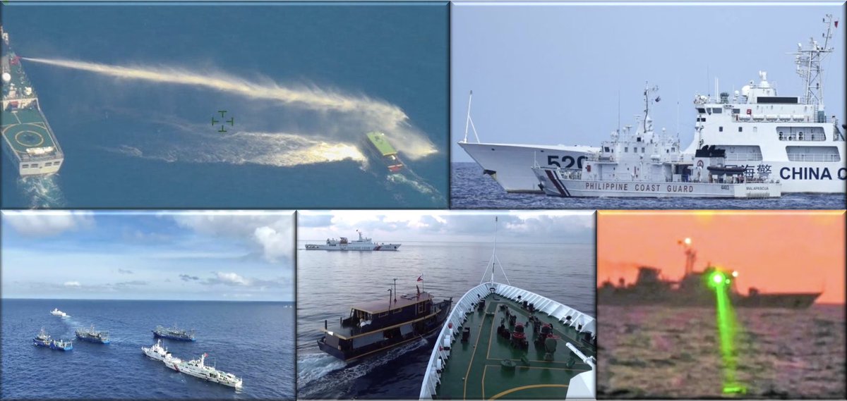 🇨🇳 Xi Jinping: "Unilateral bullying behavior is a blow to the international order" – Remarks possibly alluding to U.S. attacks on Venezuela  🤡

China bullying Philippine fishermen