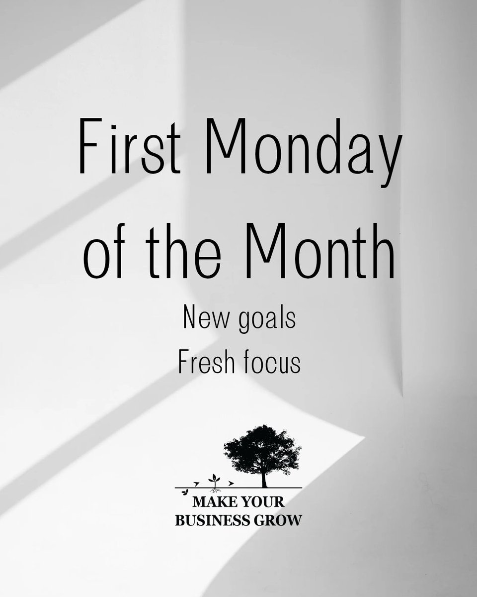 First Monday of the year. New goals, fresh focus, and bigger vision. This is the moment ideas turn into action. Show up, stay consistent, &amp; build the business you’ve been dreaming about.
If you need to create a marketing plan for 2026, I always offer free marketing consultations