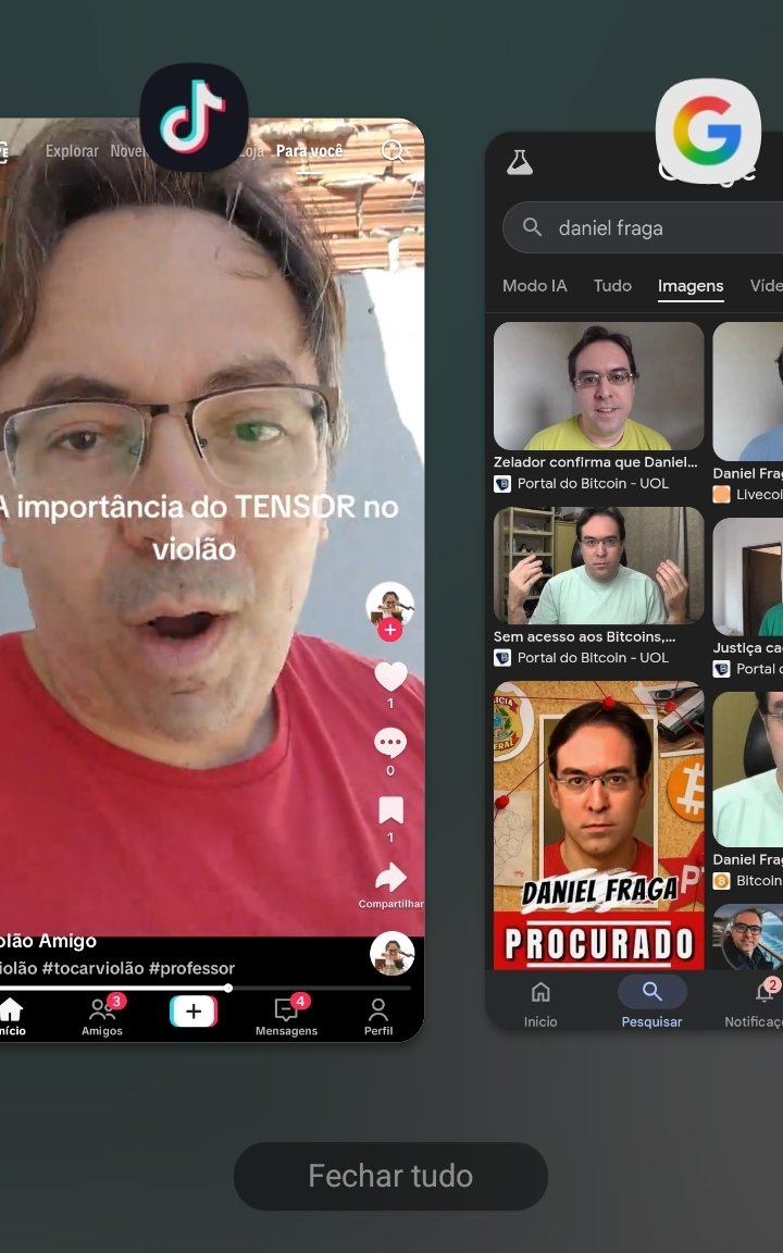 Tava vendi tiktok, e do nada encontro o Daniel Fraga ensinando violão...