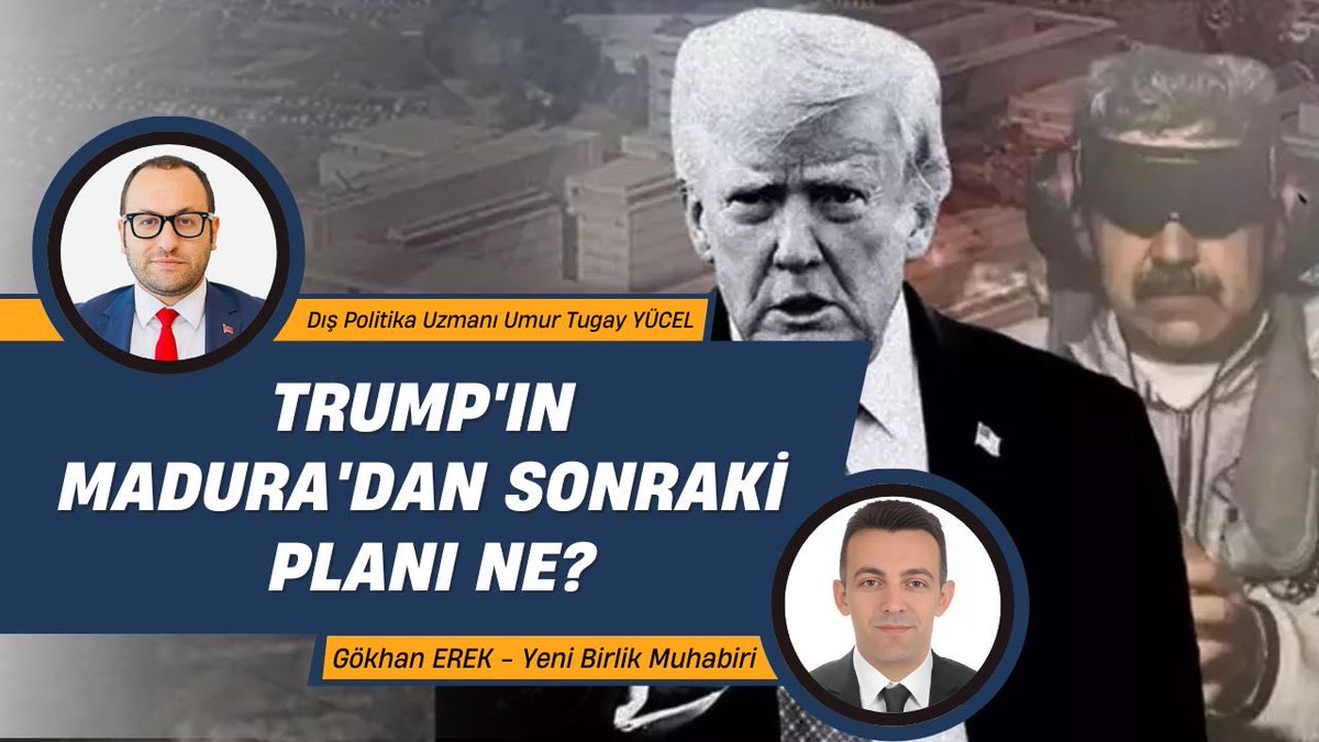 Venezuela ve Maduro’nun durumunu <a href="/GkhnEREK/">Gökhan EREK🇹🇷</a> ile konuştuk. Maduro sonrası dönemde Venezuella ve Trump’ın olabilecek yeni operasyonlarını değerlendirdim.