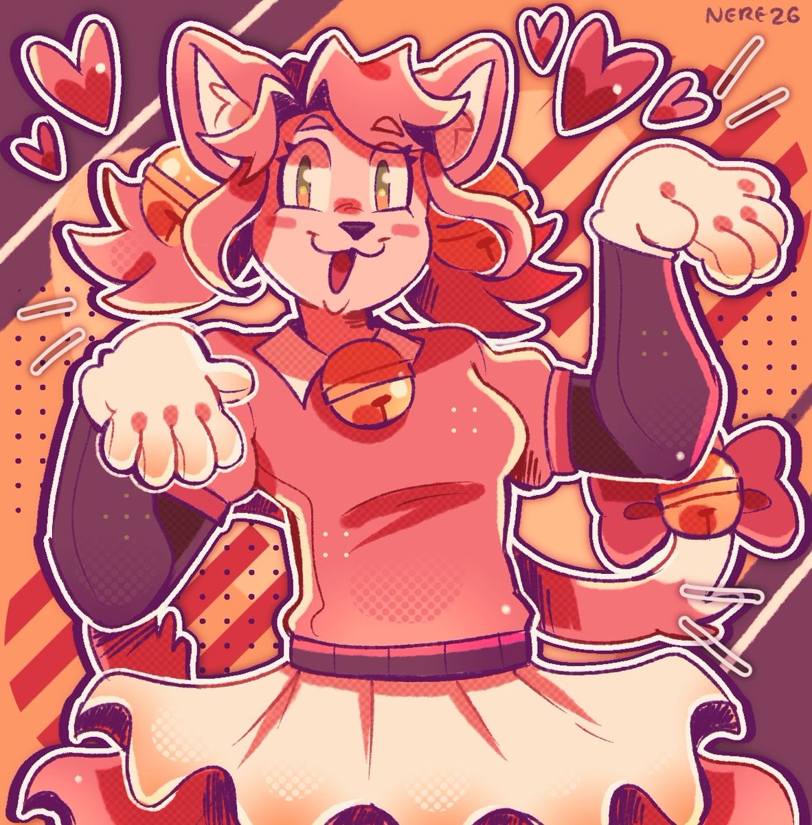 "Could you possibly draw mad mew mew/ mew mew .. your style radiates the stuff she would like ok?" -> I'm quite flattered honestly 😭 here's the car lemonere.straw.page #undertale #madmewmew #mewmew