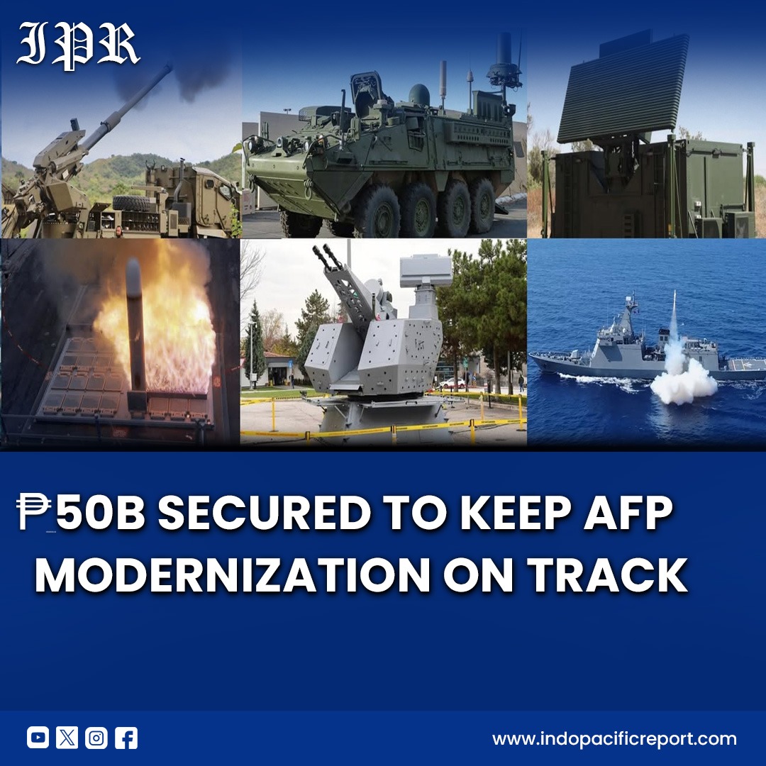 pacific_reports's tweet image. President Marcos did not veto ₱50 billion in unprogrammed funds for the AFP, keeping critical modernization projects on track. The allocation supports naval vessels, aircraft upgrades, missile systems.
#indopacificreport #AFPModernization #PhilippinesDefense #NationalSecurity