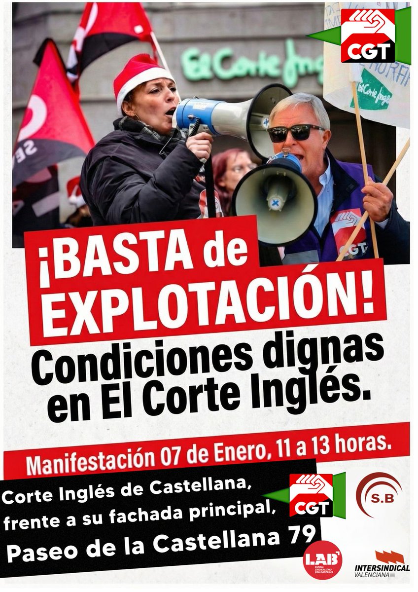 CGT CORTE INGLÉS tweet media