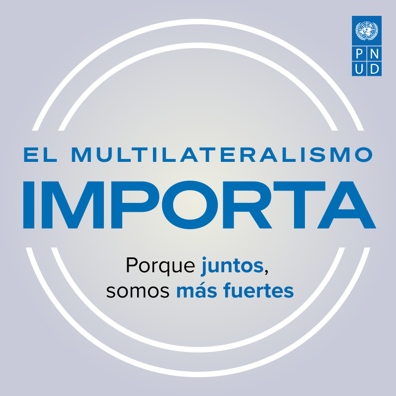 🌱 Abordar el cambio climático
🍲 Poner fin a la pobreza
🕊️ Acabar con los conflictos
⚖️ Promover los derechos humanos

Ninguna nación puede resolver estos problemas SOLA.

Descubre por qué el MULTILATERALISMO es más necesario que nunca: go.undp.org/4am