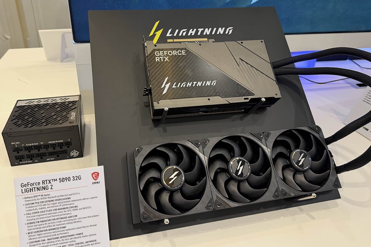 [CES 2026] On vous dévoile la MSI RTX 5090 Lightning Z rviv.ly/ynAePT