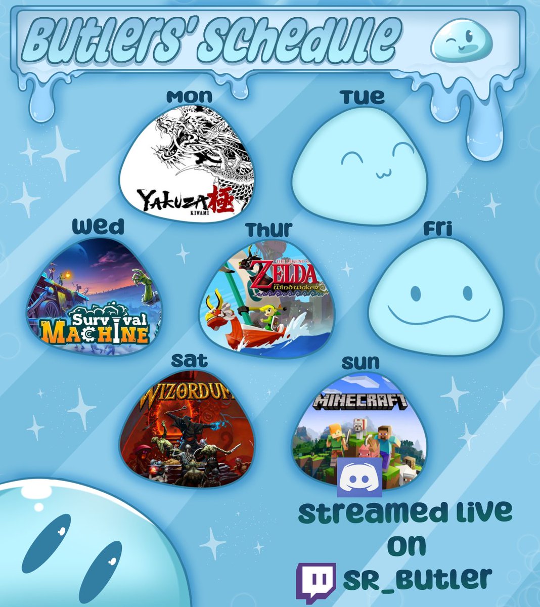 Butler063's tweet image. First Slime Schedule of 2026!