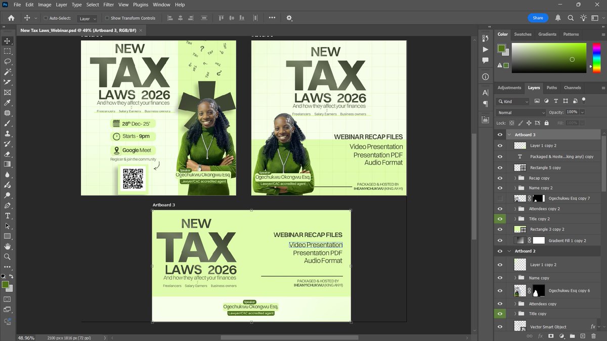 Just hosted my first webinar on taxes — and it was 🔥🔥  
Invited a Lawyer &amp; CAC accredited agent to speak
We broke down the new tax laws in simple terms.  
Missed it? Drop “📩” and I’ll send you the recap video + notes!