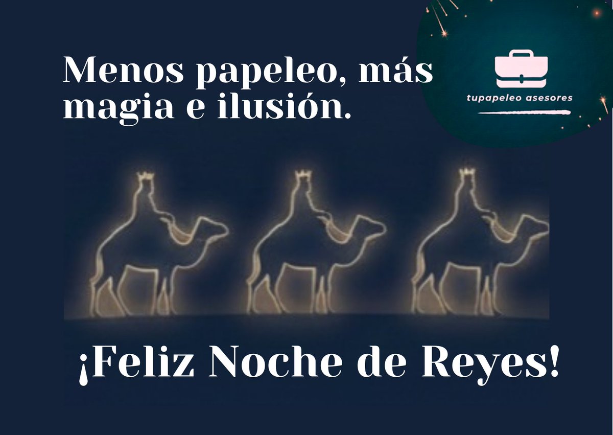 🌠 Menos papeleo, más magia e ilusión.  Te ayudamos.💫
🌠 ¡Feliz Noche de Reyes! 🤴👑
.
.
.
#reyes #reyesmagos #reyesmagosdeoriente #nochedereyes👑 #nochedereyesmagos👑👑👑 #magia #ilusion #regalos #regalosdereyes #5deEnero #6deenero