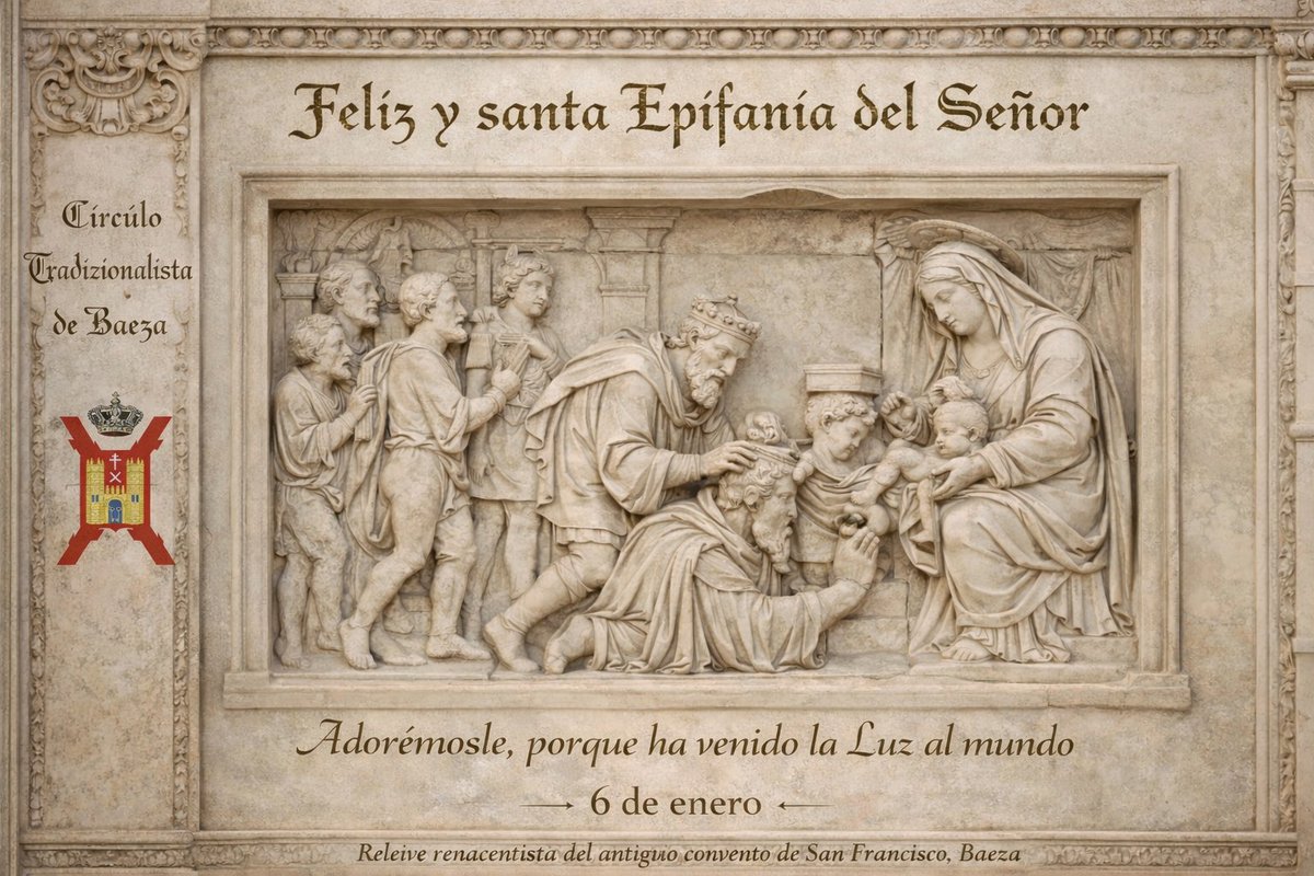 Felicitación Epifanía del Señor, día de la Monarquía Legítima

circulosantoreino.blogspot.com/2026/01/felici…