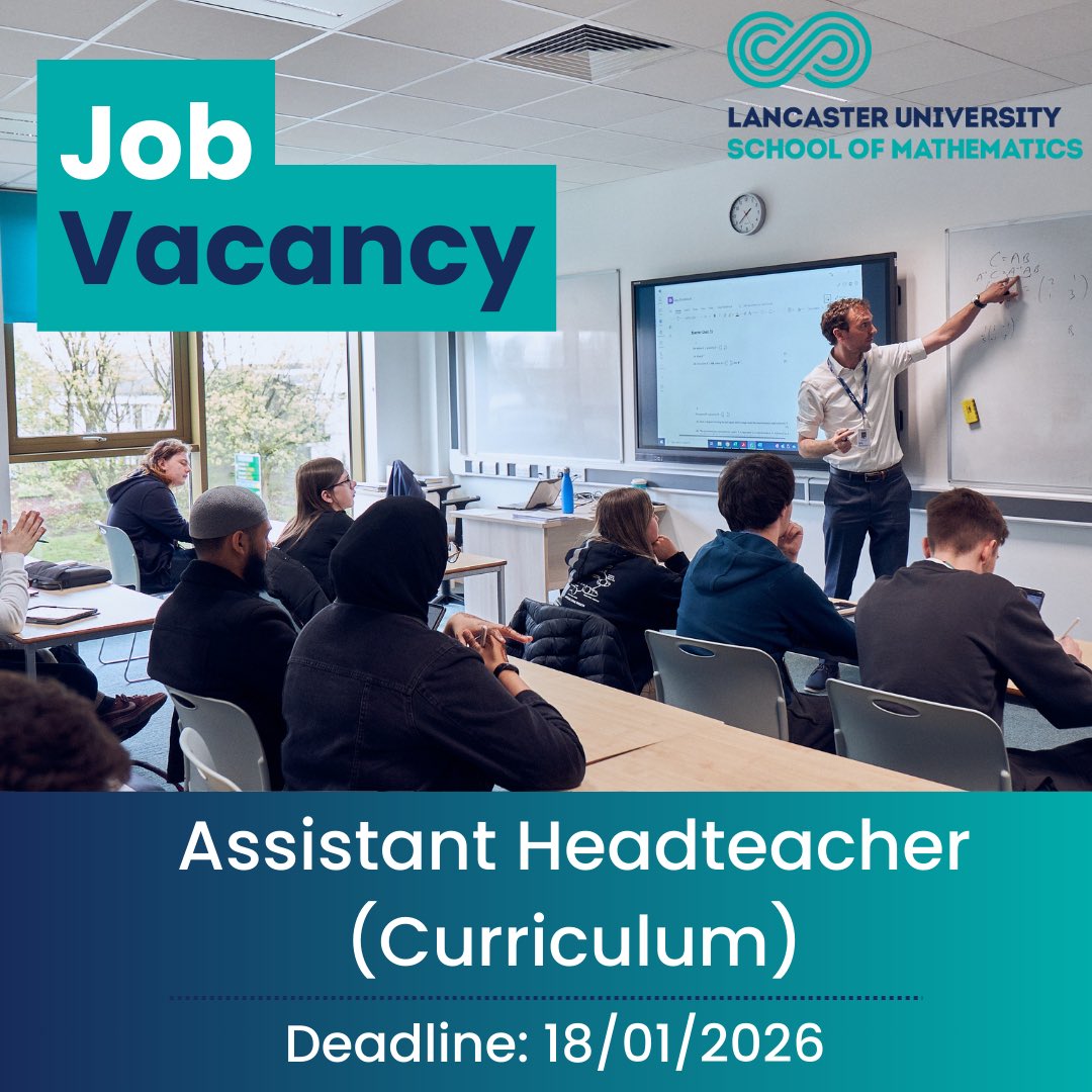 Lancaster University School of Mathematics tweet media