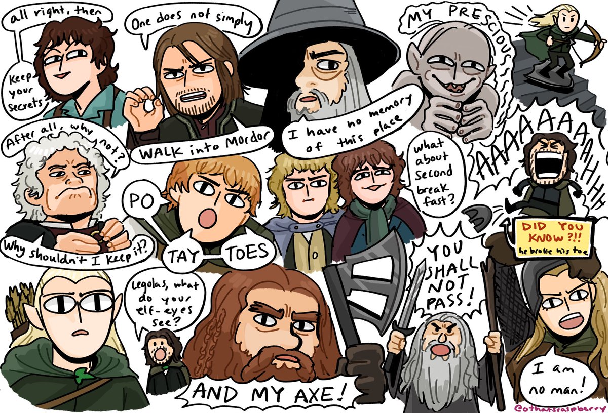 othatsraspberry's tweet image. now that i’ve seen lord of the rings, i can truly appreciate all the memes