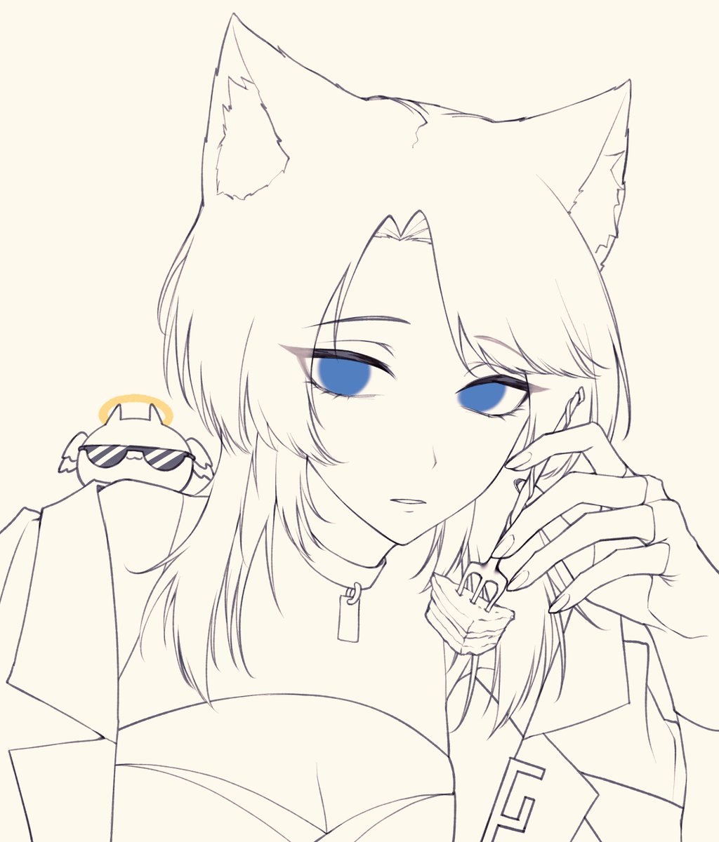 _oolisa_won's tweet image. 我喜歡畫線稿。