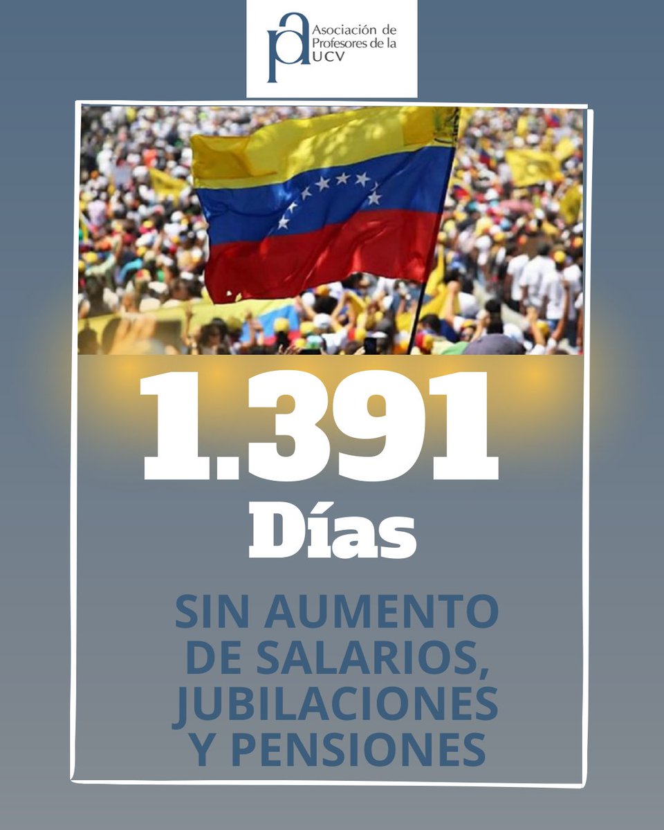 #UCV #Venezuela #SalariosDignosYa #BonoNoEsSalario