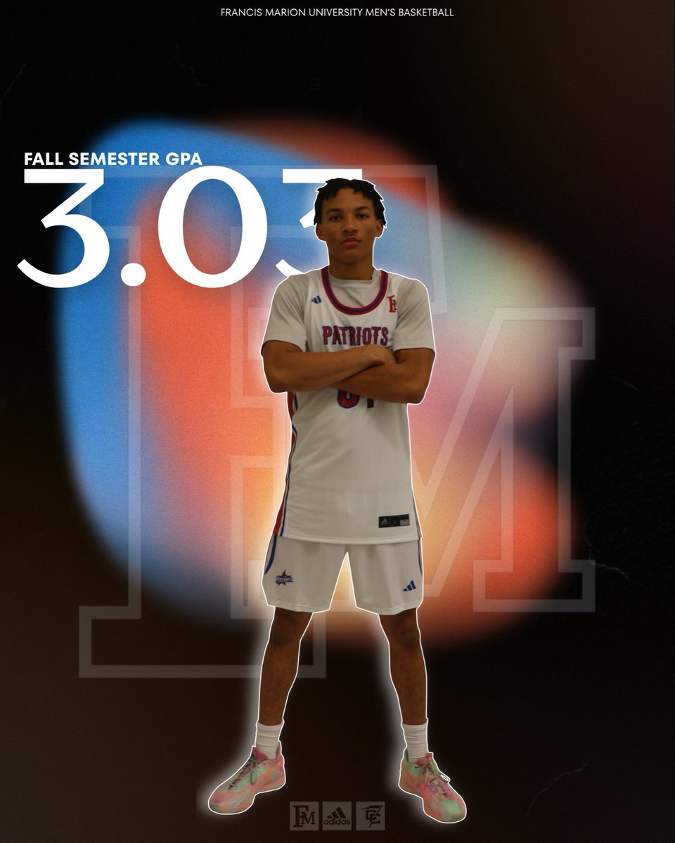 FMUmbball's tweet image. The Patriots finished the fall semester with a 3.03 team GPA.

#SwampEm! /// #ThreeStripeLife! | #GoPatsGo! | #FortifiedMindset!