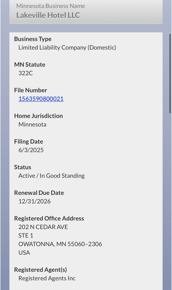 seanmdav's tweet image. BREAKING: This particular hotel, the Hampton Inn Lakeville outside Minneapolis was bought for $15 million last summer, according to news reports.

The LLC that was used to purchase the hotel is owned by four Indian partners—Parmjit Singh, Amanpreet Hundal, Karandeep Nagra, and…