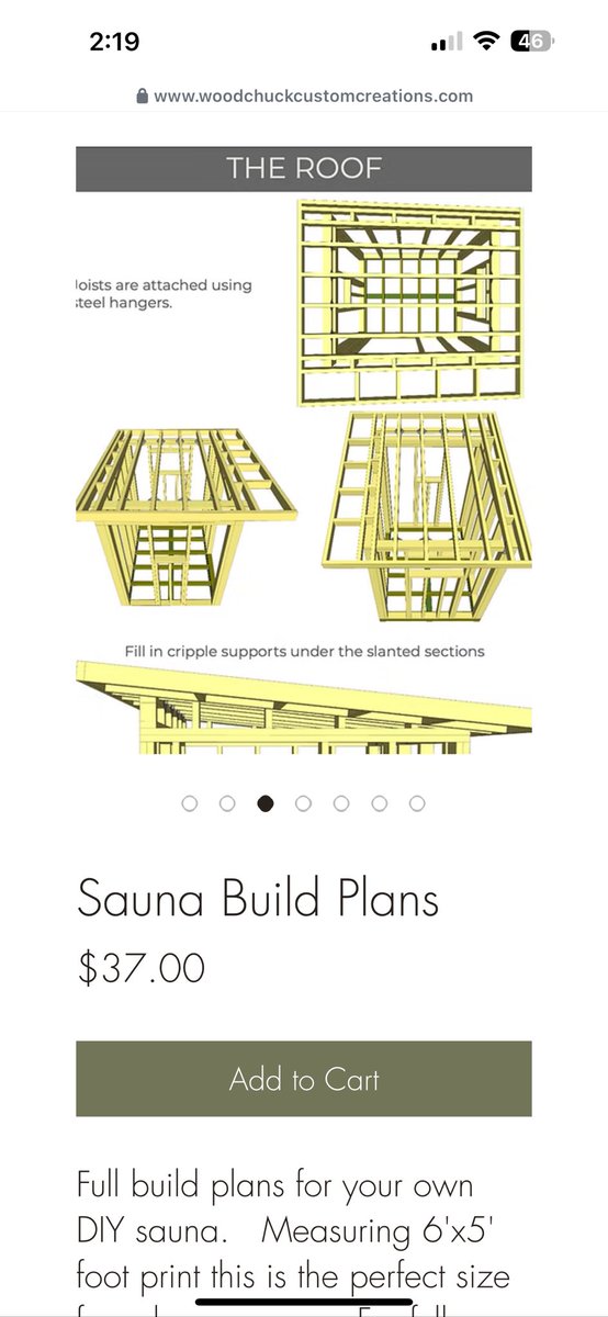 TannerBuilds's tweet image. This guy made a simple sauna plan and sells it for people who have no idea where to begin. He said he’s sold over 100 plans so far. Easy $3700 and going to keep on paying over time 💰