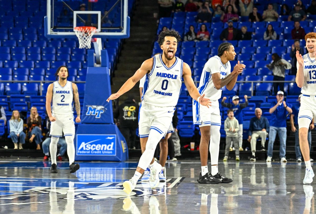 willie_phaler50's tweet image. After spearheading @MT_MBB’s program record for three’s in a single-game last Friday against @LATechHoops, Alec Oglesby has been named CUSA Player of the week.

Oglesby had 25 pts in the win, while launching himself to second in the league’s 3pt percentage leaderboard.