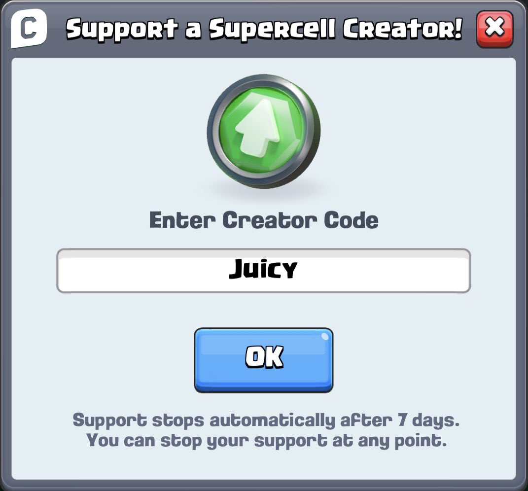 JuicyCR_'s tweet image. 10x Pass Royale Giveaway! 

To Enter-

Follow @JuicyCR_ 
Repost 🔁
Comment proof you are using code Juicy