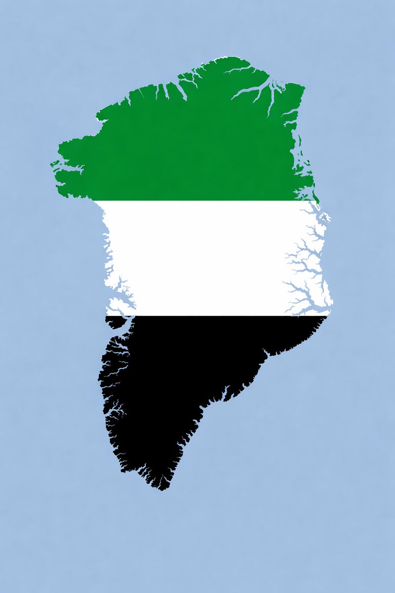 SrAlmendralejo's tweet image. Lo siento 🇺🇸, Groenlandia es extremeña 🟢⚪⚫