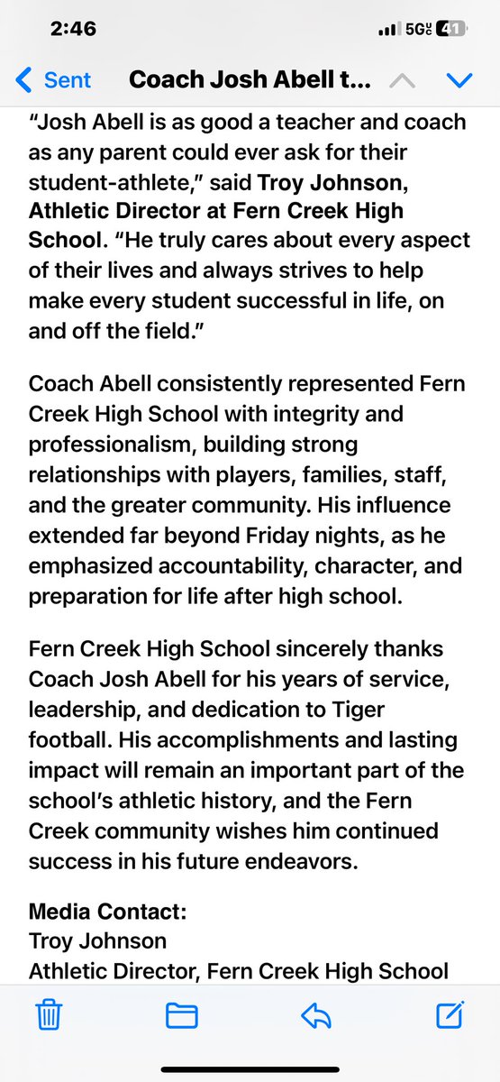 Fern Creek High School tweet media