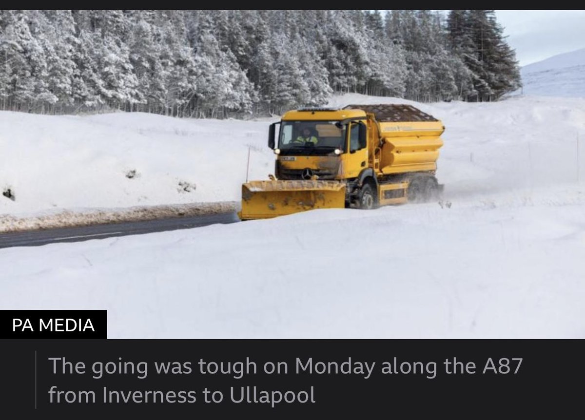 Doesn’t bode well for the accuracy of this report with this totally inaccurate caption. The A87 doesn’t run between Inverness and Ullapool… 🙄