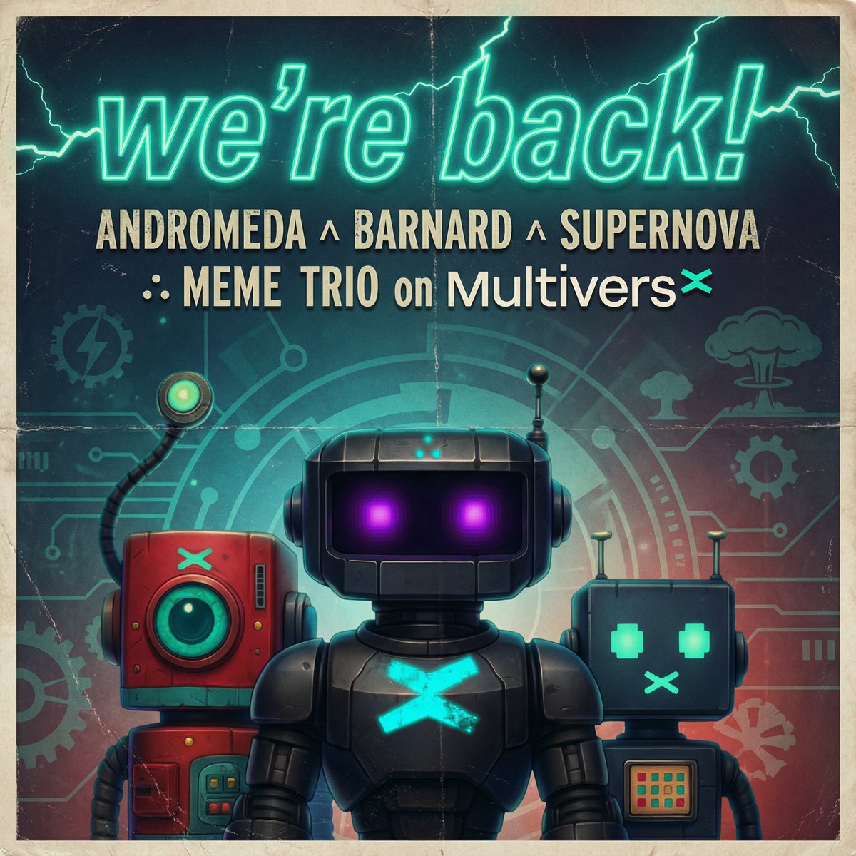 ANDROMEDA ∧ BARNARD ∧ SUPERNOVA ∴ Multiversᕽ MEMES tweet media