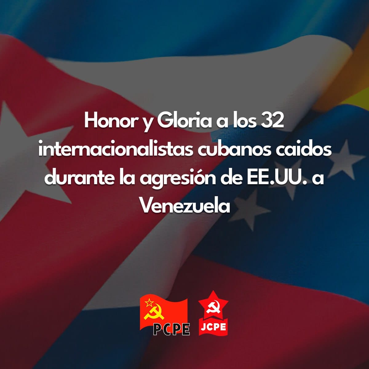 La Revolución Cubana siempre ha dado sus mejores hijos e hijas a la solidaridad  internacionalista‼️⭐✊🏾🚩

Viva el internacionalismo proletario. 

Honor y Gloria a los 32  mártires que son también  nuestros.🇨🇺🌟🇻🇪