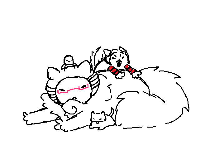 kittenclownarts's tweet photo. cat 007n7 and his kits https://t.co/eA93sUSZ8J