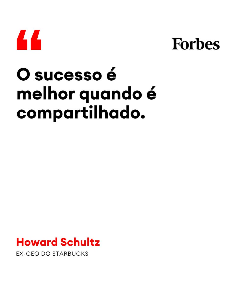 ForbesBR's tweet photo. Howard Schultz é empresário americano e ex-CEO da Starbucks, responsável por expandir a marca globalmente e redefinir o conceito de cafeteria como experiência cultural.
#HowardSchultz #Parceria #Sucesso #Objetivo #FraseDoDia #ForbesBR https://t.co/tIZgPNUjGW