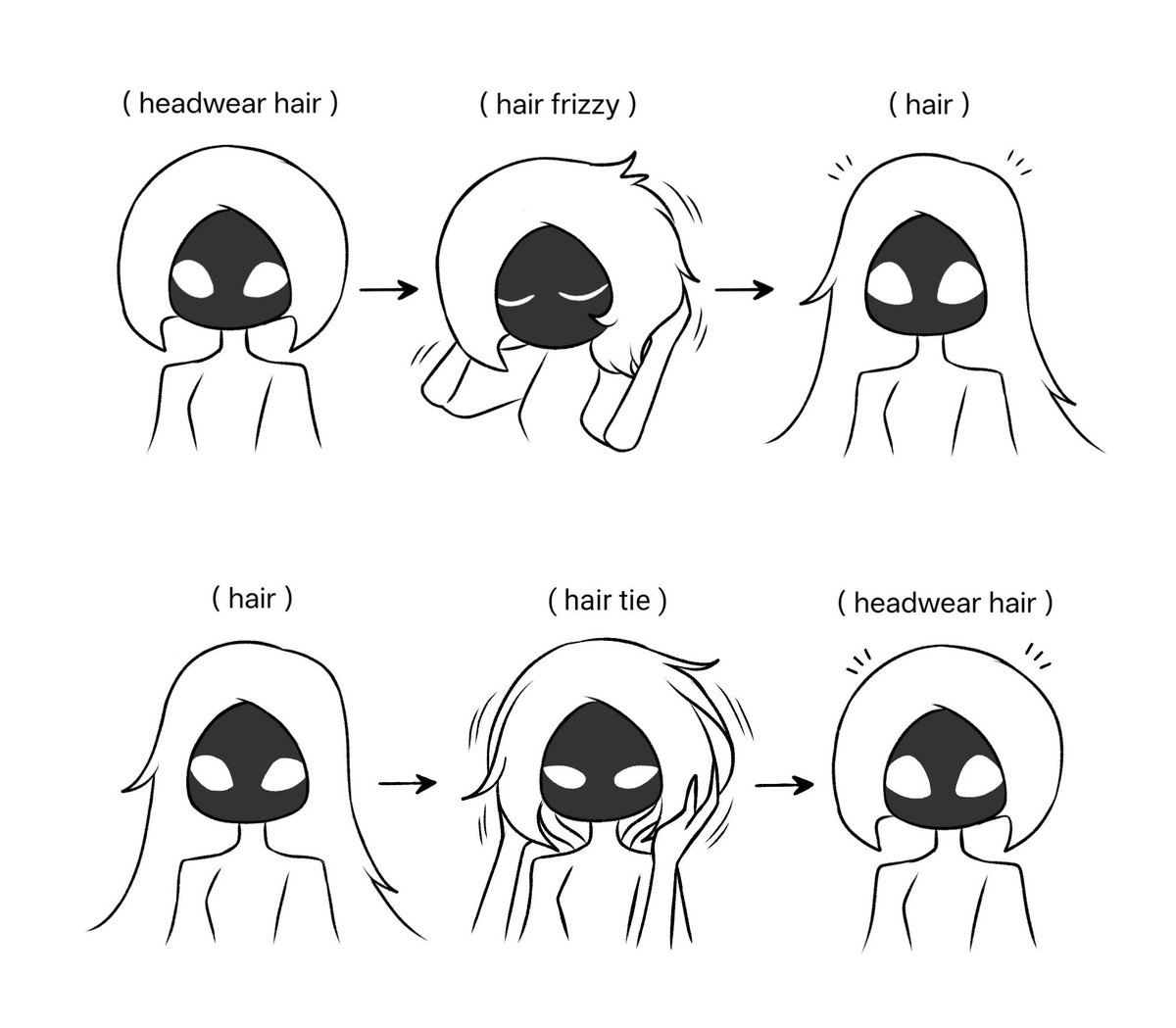 adouukoi's tweet image. Lace hair absolutely yes! her so pretty idea three! &amp;lt;3 🫶♥️